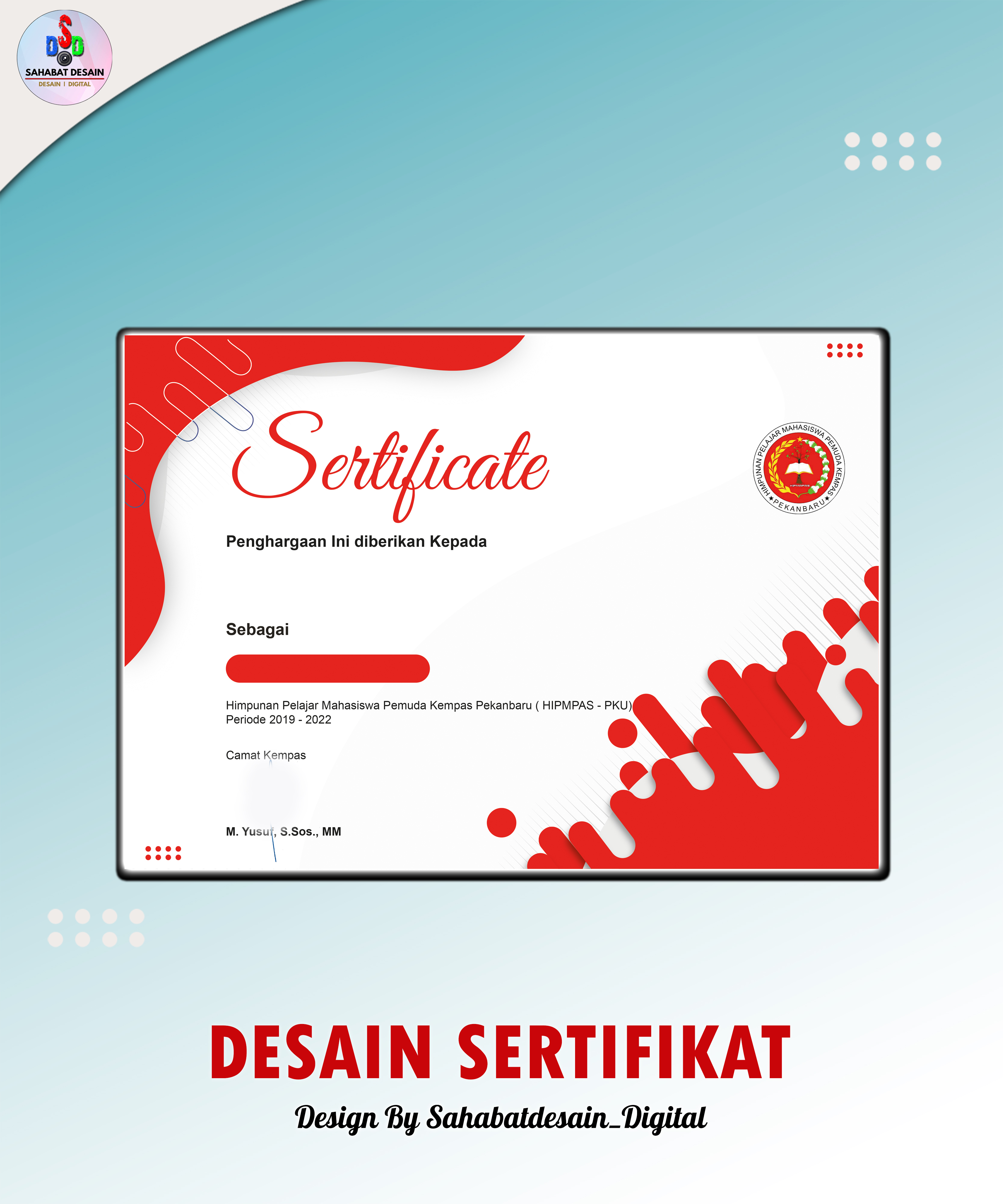 Desain Sertifikat